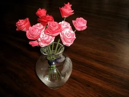 flori de master-class în tehnicile Quilling pentru începători cu fotografii și video