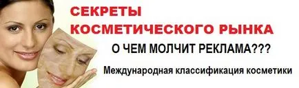 Clasificarea internațională a cosmetice „articol - TB (produse cosmetice care) Clasificarea internațională a produselor cosmetice „articol - TB