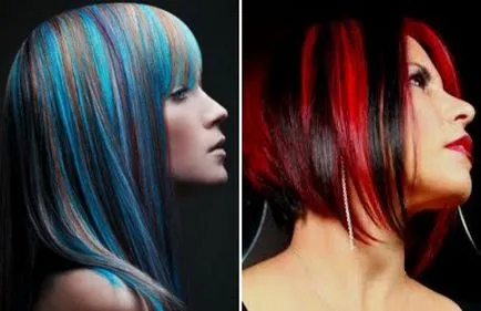 Repere pe parul colorat, dacă este posibil să se facă și cum să aleagă colorarea
