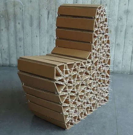 Mobilier din carton, cu mâinile lor 7 clase de master de mese, scaune și rafturi
