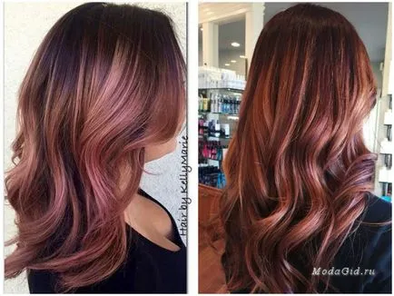coafuri trendy păr de moda tendințele de culoare 2017 colorare și fotografii