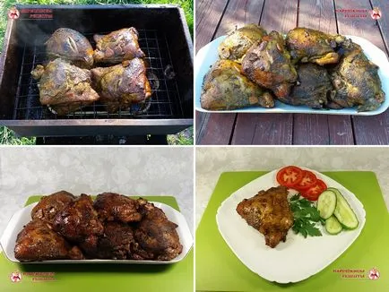 retetele mele de pui afumat in casa cum de a fuma, cum să se pregătească rețeta