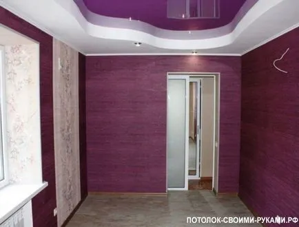 Moda tendințele de liliac de culoare și plafoane violet