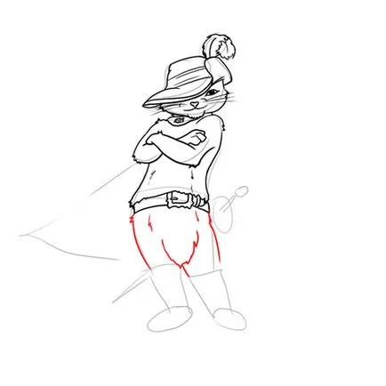 Pisica Cartoon în cizme - cum să atragă