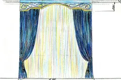 Desenați perdele și draperii pentru a alege un model de tine (alege) Desenați perdele și draperii pentru a alege propriul model