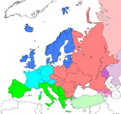 populația Europei - ea (Europa) populația Europei - o