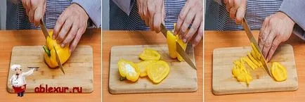 Legume Sculptare - tipuri de bază și metode, rozeta de castravete