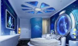 Plafoane întinse cu imprimare foto (100 interesante de design fotografie)