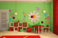Efectuarea de pereti gradinita (pereti gradinita) Design de perete în grădiniță