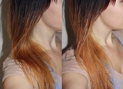 Colorarea parfum in casa, fotografii înainte și după vopsire