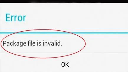 greșelile de bază Android și soluțiile lor