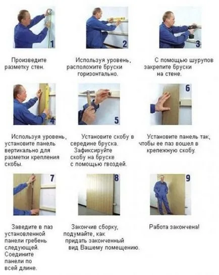 Decorarea pereților de panouri MDF în bucătărie și alte camere ale instrucțiunilor de instalare video, fotografii (bucatarie) Decorarea pereților de panouri MDF în bucătărie și alte camere video de instructiuni de instalare, fotografii