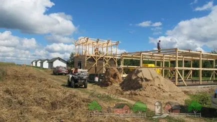 Stâna pentru oile cu ghidul de mâinile lor, fotografii și video