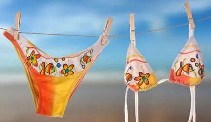Se spală off costum de baie alb sau de topire (alb) Pentru a spăla costume de baie alb sau trunchiuri