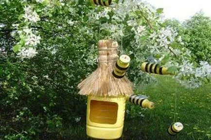 Bee de sticle de plastic