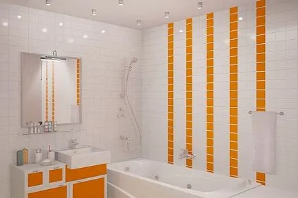 Decorarea pereților în materialele de baie, avantajele lor