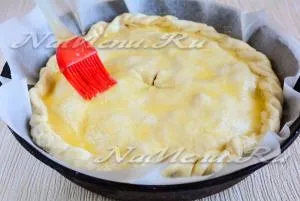 Plăcintă cu ciuperci și cartofi în cuptor, cu un pas cu pas reteta fotografii