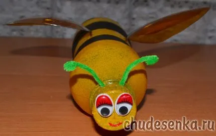 Bee de sticle de plastic - chudesenka - site pentru copii și părinți