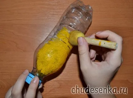Bee de sticle de plastic - chudesenka - site pentru copii și părinți