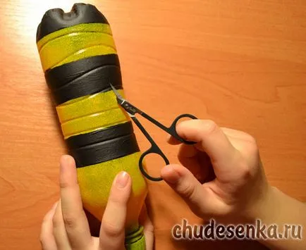 Bee de sticle de plastic - chudesenka - site pentru copii și părinți