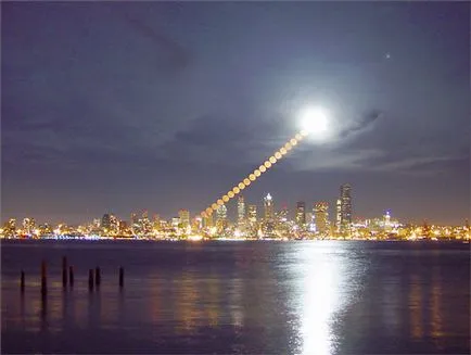 De ce este luna la orizont apare mai mare