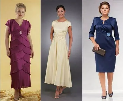 Rochie pentru nunta pentru mire mama fotografie - ce stil, lungimea și culoarea pentru a alege