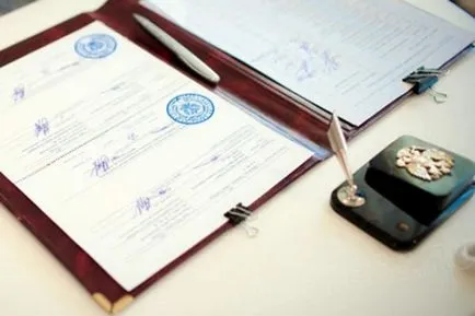 Depunerea unei cereri la oficiul registrului de înregistrare căsătorie cum și în cazul în care la dosar, termeni, costul