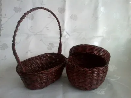 master class detaliate în coșuri de țesut din tuburi de ziare