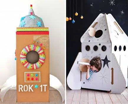 Articole din cutii de carton cu propriile lor mâini