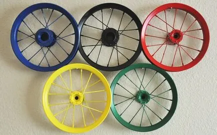 Pictura bicicleta, cum să picteze cadru și alte detalii