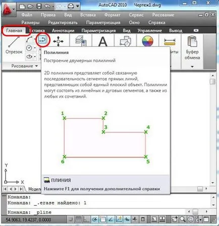 Polilinie autocad
