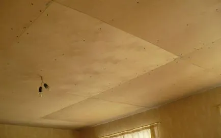 Plafonul din varietatea de țară de materiale și metode de fixare a acestora