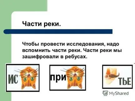 Prezentarea pe tema studiului este motivul pentru care curge râul