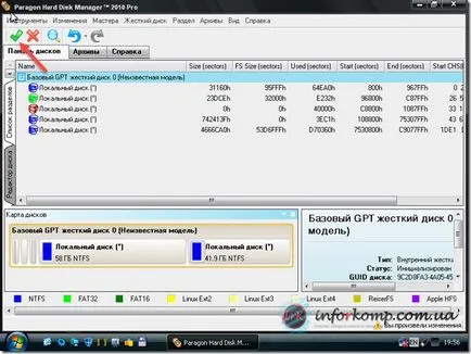 Conversia unui hard disk cu editor Google pentru MBR-ul