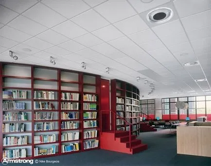 Armstrong Ceiling - caietul de sarcini, tipuri, avantaje și dezavantaje ale fotografiilor