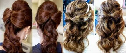Bow coafura de păr - un instrucțiuni pas cu pas, fotografii