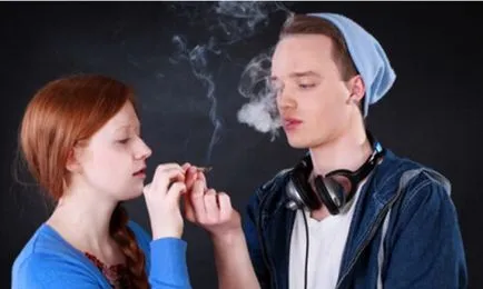 Semne de fumat marijuana