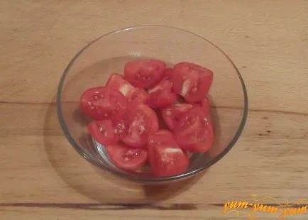 salata Rețetă de tomate, castraveți și porumb (castraveți) salata Rețetă de tomate, castraveți și porumb