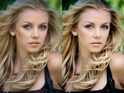 Retușare în instrumente Photoshop, instrucțiuni