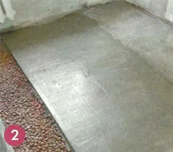 Casa Română - cum să facă pământul de sub finisajul podelei (rola de izolație de vată minerală) Casa Română - cum să facă pământul de sub podea finisajul