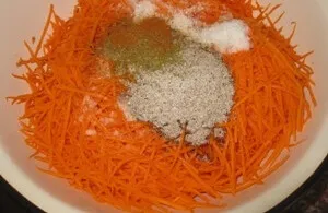 salata coreean cu morcovi și rețete de pui delicios (salată cu pui afumat și morcovi coreene) Salata coreeană cu morcovi și rețete de pui delicios
