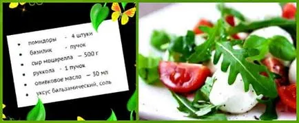 salate Rucola beneficii si Harms, rețete (rău) salate Rucola beneficii si Harms, rețete