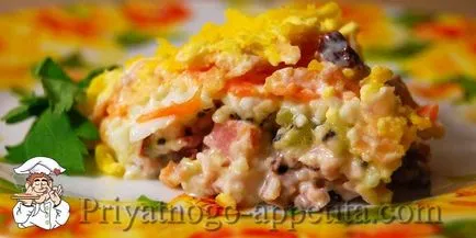 Salata cu rosii, castraveti si porumb