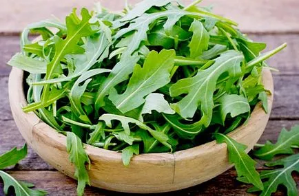 Rucola beneficii salată și rău, cum să crească o casă