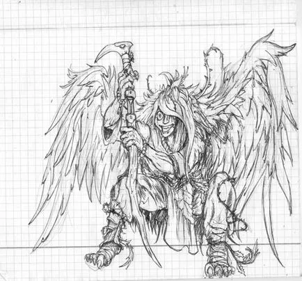 Figurile pen într-un notebook