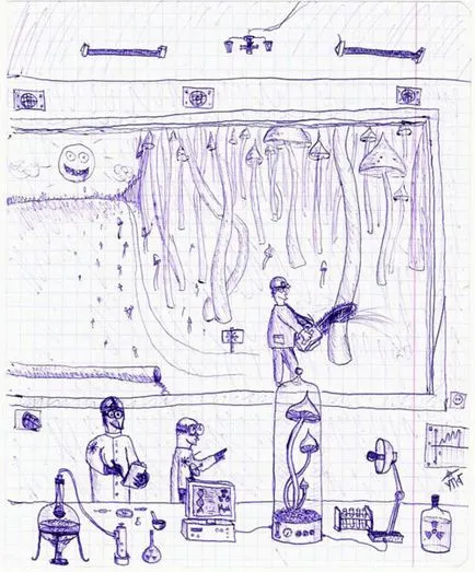 Figurile pen într-un notebook