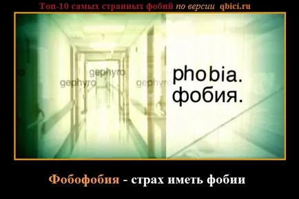 Cele mai bizare și ridicole fobiile, fapte interesante în fiecare zi!