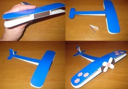Avionul zboară de la ateliere de aspect de carton, diagrame, foto si video (schema) Avionul zboară de la aspectul de carton, diagrame, foto și video, ateliere