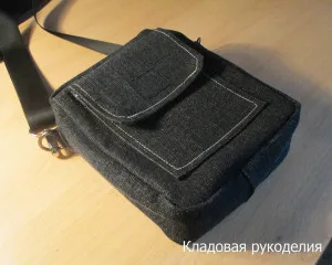 Noi coase saci pentru bărbați de la blugi, brodată camara (blugi) Am coase saci pentru bărbați de la blugi, cămară brodată