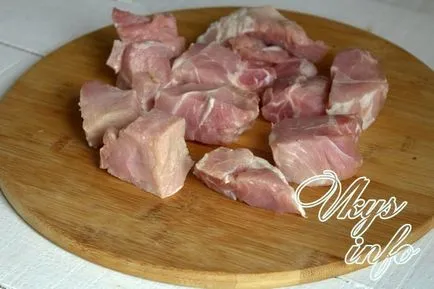Carne de porc cu otet - 2 reteta cu o fotografie